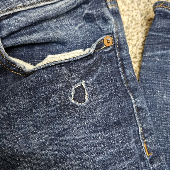 AE next level stretch jeans size 30x32. Guc, Super stretchy. Has patch details - Picture 13 of 13
